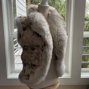 Real fur vest!